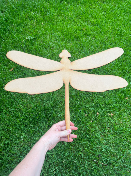 Rounded Dragonfly ShapeMDF Art Board, Resin Board, Art Blank, Craft Blank ~3mm/6mm/9mm thickness available~