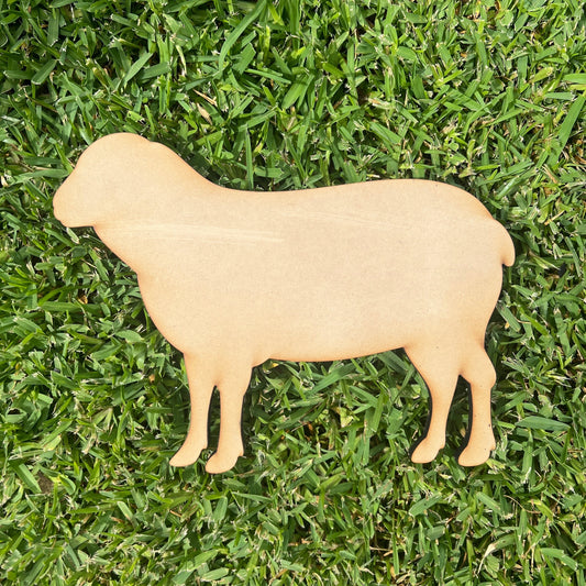 Sheep Farm Animal Shape MDF Art Board, Resin Board, Art Blank, Craft Blank ~3mm/6mm/9mm thickness available~
