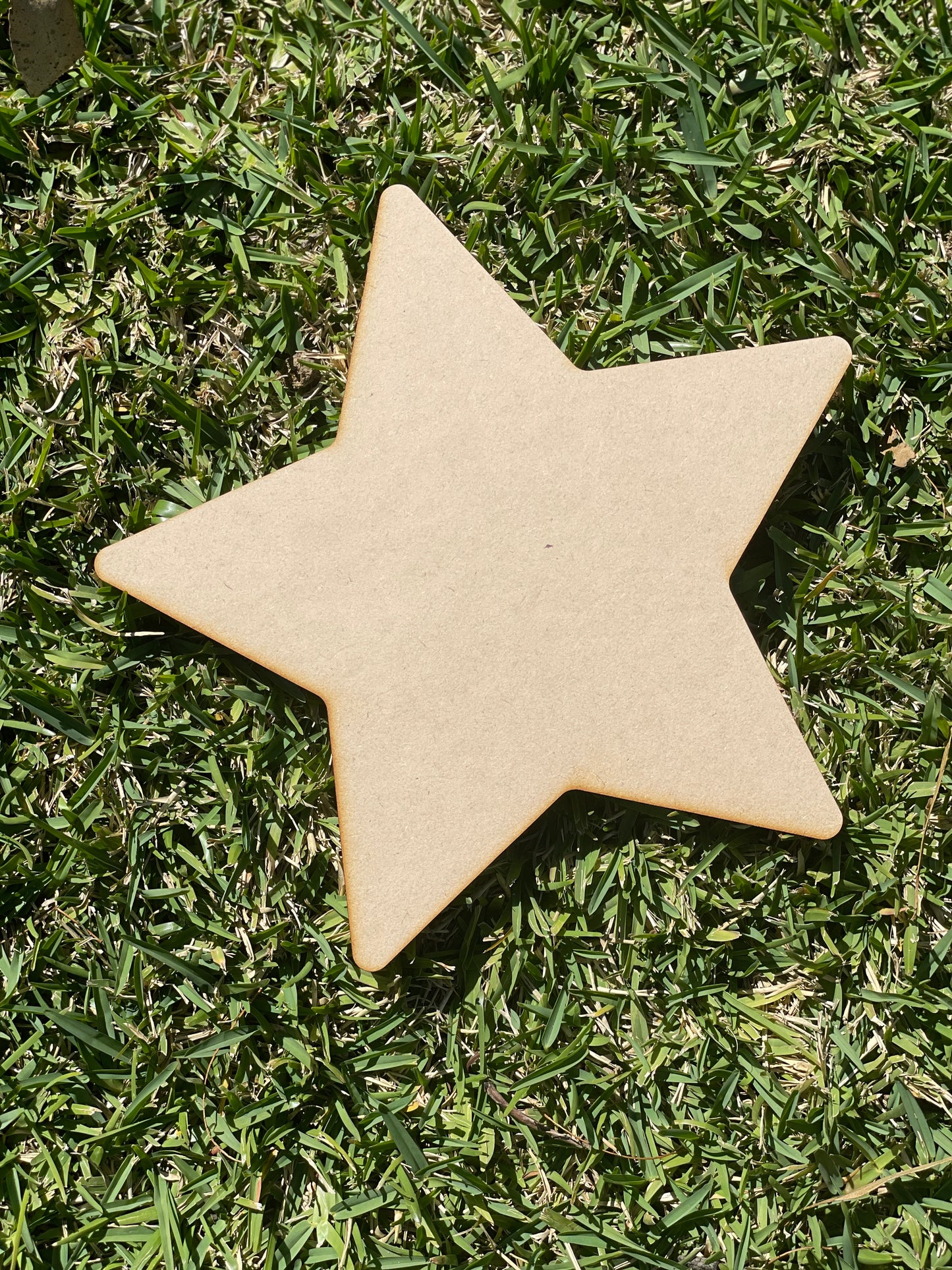 5 Point Star Shape MDF Art Board, Resin Board, Art Blank, Craft Blank ~3mm/6mm/9mm thickness available~