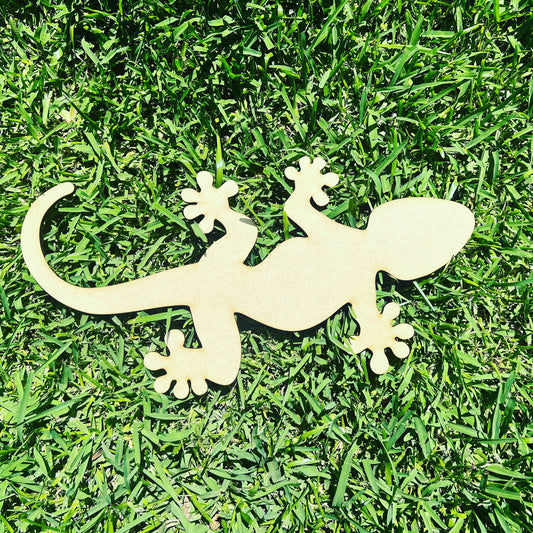 Gecko Shape MDF Art Board, Resin Board, Art Blank, Craft Blank ~3mm/6mm/9mm thickness available~