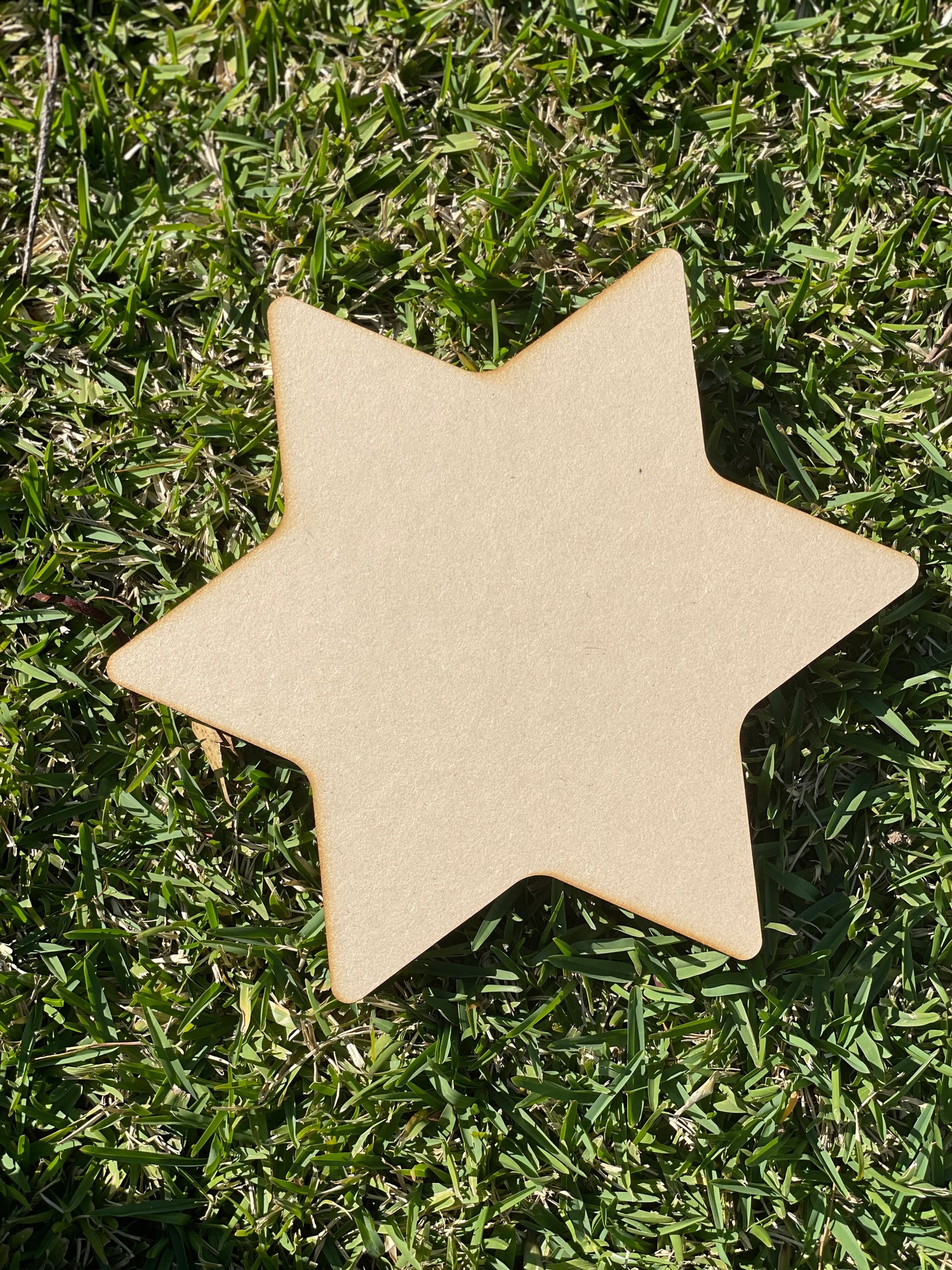 6 Point Star Shape MDF Art Board, Resin Board, Art Blank, Craft Blank ~3mm/6mm/9mm thickness available~