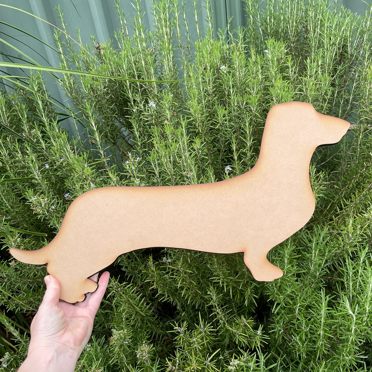 Dachshund Shape MDF Art Board, Resin Board, Art Blank, Craft Blank ~3mm/6mm/9mm thickness available~