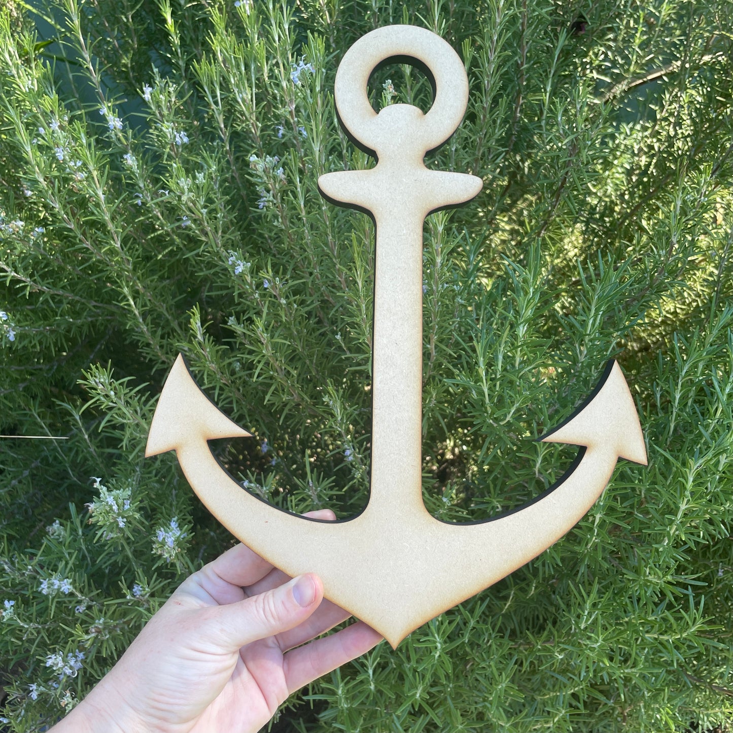 Anchor Shape MDF Art Board, Resin Board, Art Blank, Craft Blank ~3mm/6mm/9mm thickness available~