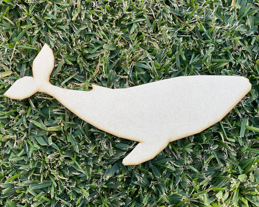 Geo Whale Shape MDF Art Board, Resin Board, Art Blank, Craft Blank ~3mm/6mm/9mm thickness available~