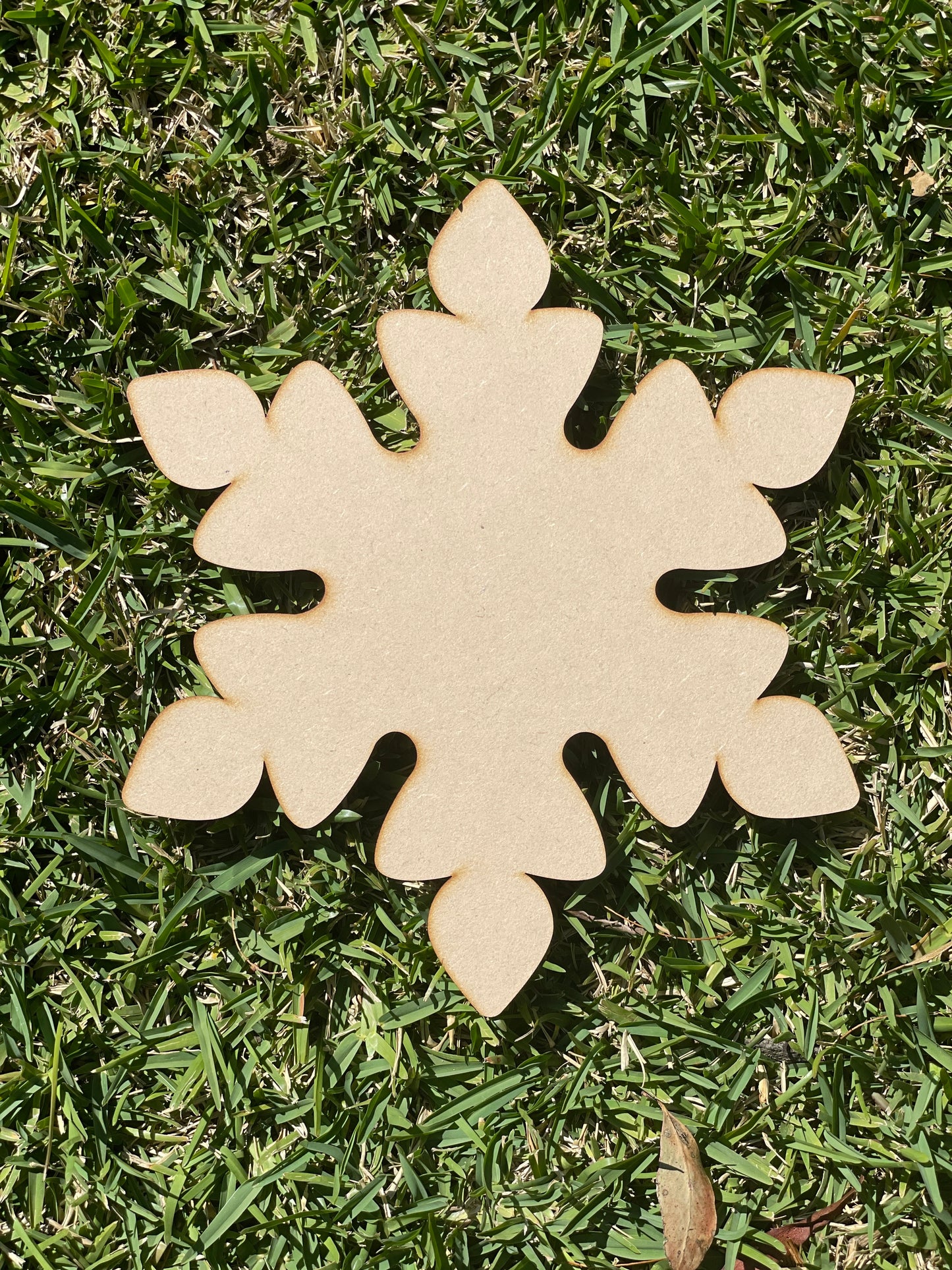 Snowflake Candle Shape MDF Art Board, Resin Board, Art Blank, Craft Blank ~3mm/6mm/9mm thickness available~