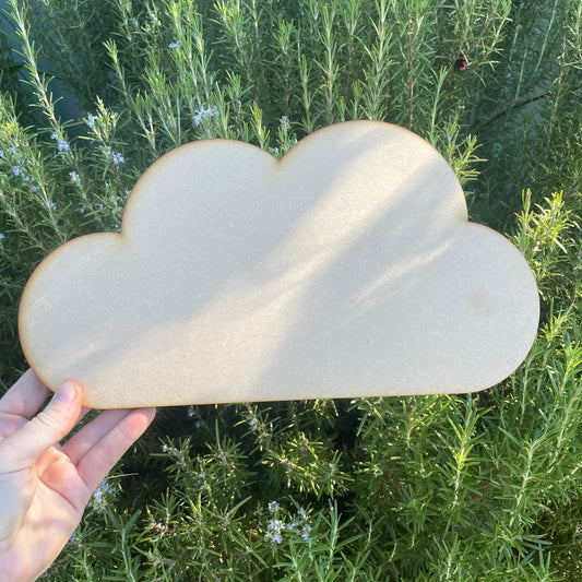 Cloud Shape MDF Art Board, Resin Board, Art Blank, Craft Blank ~3mm/6mm/9mm thickness available~