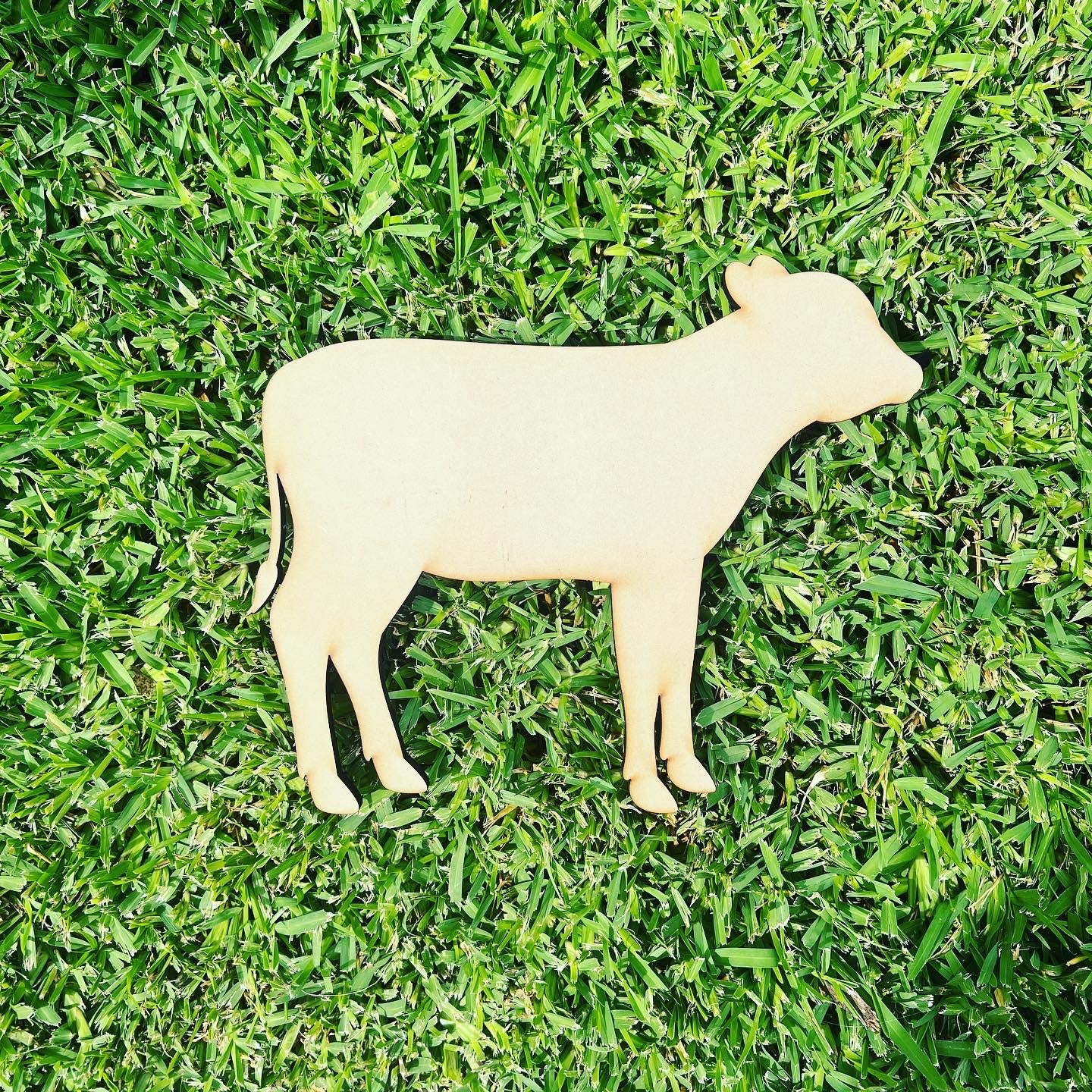 Baby Cow Calf Shape MDF Art Board, Resin Board, Art Blank, Craft Blank ~3mm/6mm/9mm thickness available~