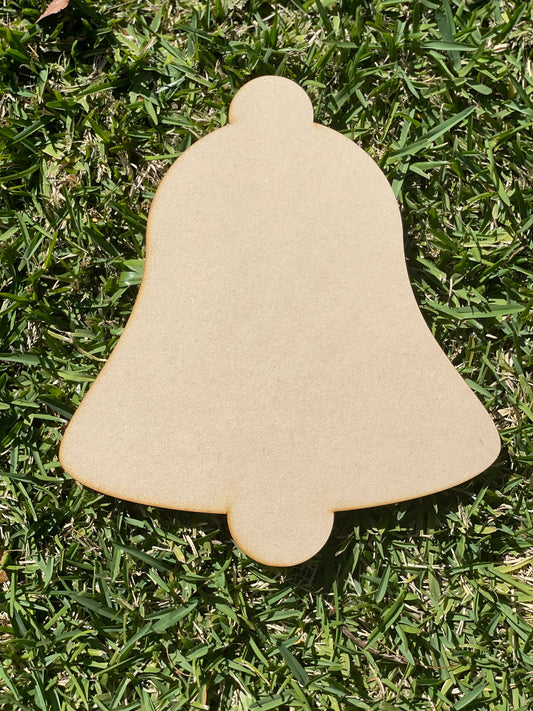 Bell Christmas Shape MDF or PLY Art Board, Resin Board, Art Blank, Craft Blank ~3mm/6mm/9mm thickness available~