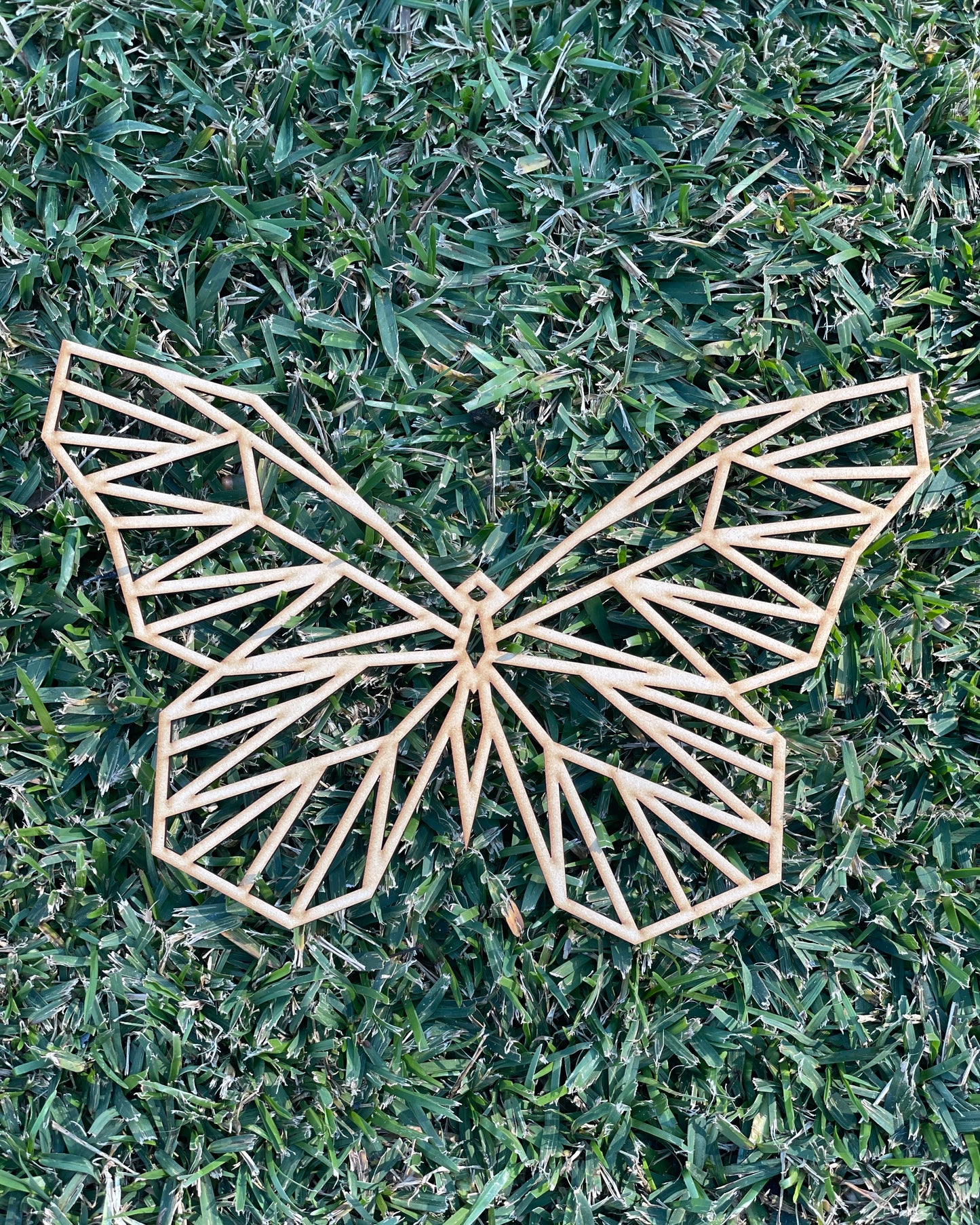 Geo Butterfly Cut-Out Shape MDF Art Board, Resin Board, Art Blank, Craft Blank ~3mm/6mm/9mm thickness available~